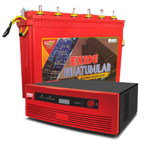 Exide Inverterz GQP 900 and Exide Inva Tubular IT500