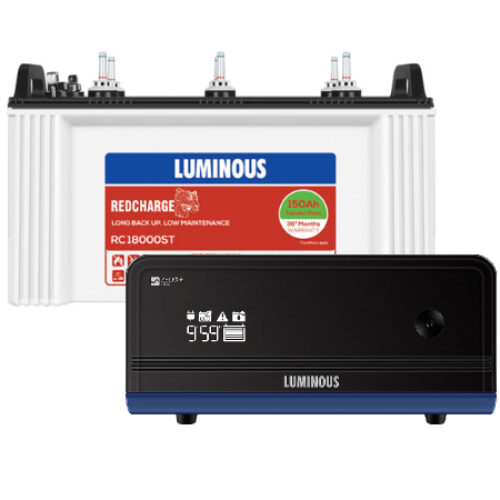 Luminous Zelio+ 1100 Home UPS and Luminous Red Charge RC18000ST