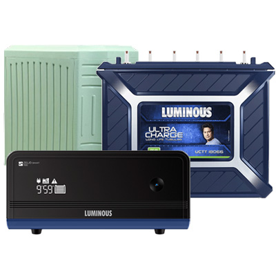 Luminous Zelio+1100 and Luminous Ultra Charge UCTT 18066 and Non Brand Trolley