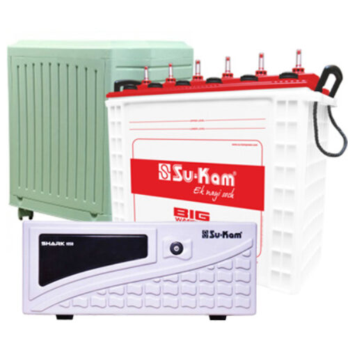 Su-kam Shark 1050 and Su-kam Big Warrior TT15036 and Non Brand Trolley